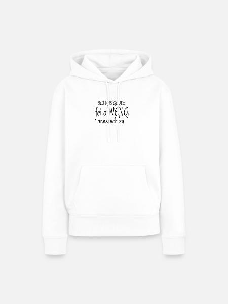 FRANKEN - Spruch - Geschenkidee - Frauen Premium Bio Hoodie - Weiß