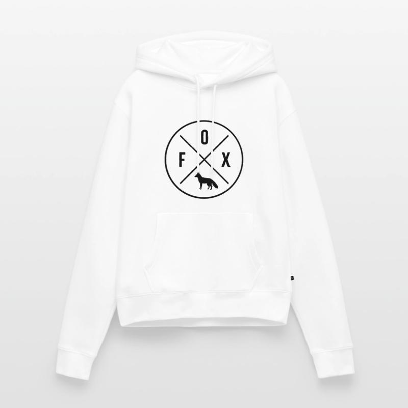 Fox Frauen Premium Bio Hoodie
