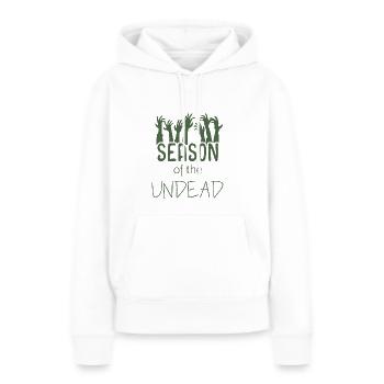 Halloween Zombie - Frauen Premium Bio Hoodie - Weiß - Vorne - Julia (174cm)