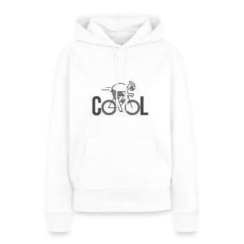 cool bike radfahrer bike bikes bikes cool - Frauen Premium Bio Hoodie - Weiß - Vorne - Julia (174cm)