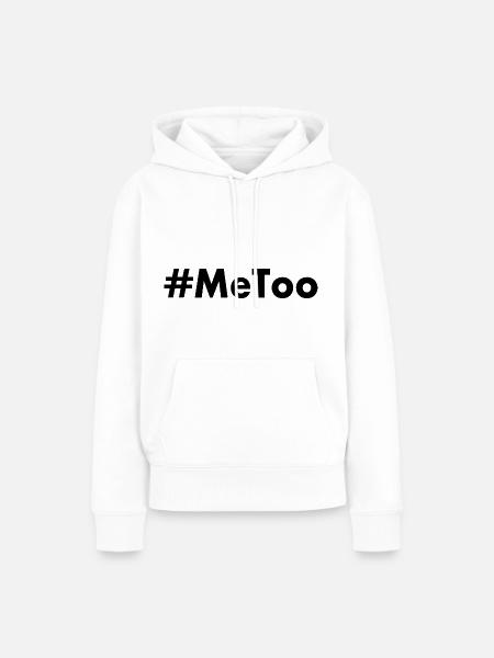 Me too - Frauen Premium Bio Hoodie - Weiß