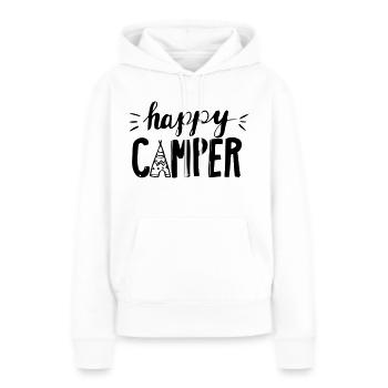 Camper - Sweat à capuche Premium bio Femme - blanc - Devant - Julia (174cm)
