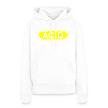 Acid Splat Techno Trance House Jazz 303 - Frauen Premium Bio Hoodie - Weiß - Vorne - Julia (174cm)