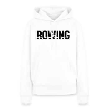 Ruderer Rudern Ruder Team - Frauen Premium Bio Hoodie - Weiß - Vorne - Julia (174cm)