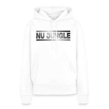 Nu Jungle DNB Junglist Drum and Bass - Sweat à capuche Premium bio Femme - blanc - Devant - Julia (174cm)