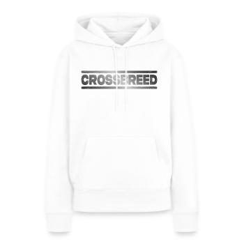 Crossbreed DNB Drum and Bass Junglist - Sweat à capuche Premium bio Femme - blanc - Devant - Julia (174cm)