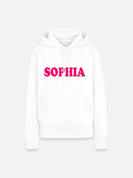 Sophia - Frauen Premium Bio Hoodie - Weiß