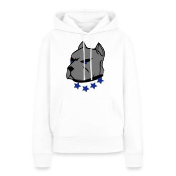 pit bull - Women’s Premium Organic Hoodie - white - Front - Julia (174cm)