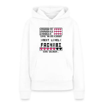 Fachabitur Fachabi zum Beginn Anfang Start Frauen - Frauen Premium Bio Hoodie - Weiß - Vorne - Julia (174cm)