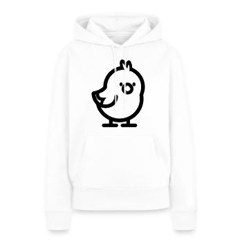 Küken - Frauen Premium Bio Hoodie - Weiß - Vorne - Julia (174cm)