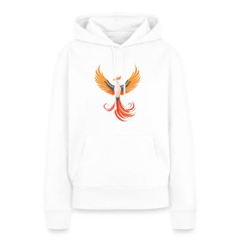 Phoenix - Women’s Premium Organic Hoodie - white - Front - Julia (174cm)