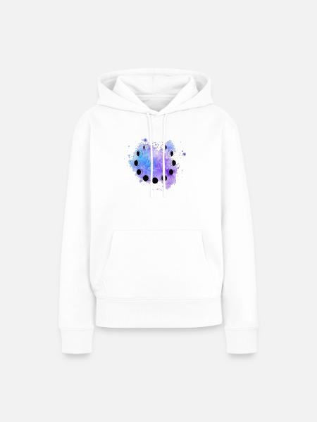 Astronaut - Frauen Premium Bio Hoodie - Weiß