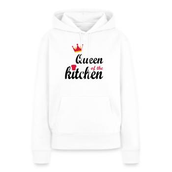 Weihnachtsgeschenke für Frauen - Frauen Premium Bio Hoodie - Weiß - Vorne - Julia (174cm)