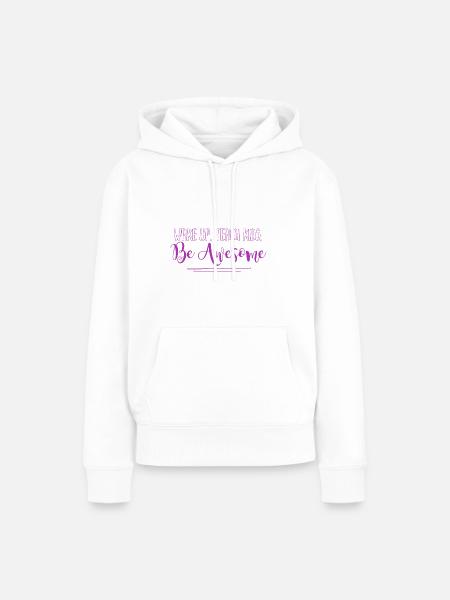 Manager - Frauen Premium Bio Hoodie - Weiß