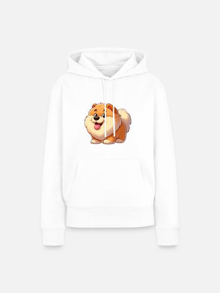 Chowchow 2 - Frauen Premium Bio Hoodie - Weiß