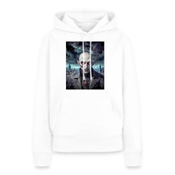vampire Nosferatu monstre sombre horreur effrayant - Sweat à capuche Premium bio Femme - blanc - Devant - Julia (174cm)