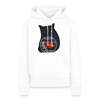 Wels - Frauen Premium Bio Hoodie - Weiß - Vorne - Julia (174cm)