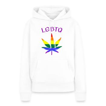 Lgbtq, Pride Month - Frauen Premium Bio Hoodie - Weiß - Vorne - Julia (174cm)
