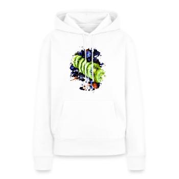 Fruit Bowl - Frauen Premium Bio Hoodie - Weiß - Vorne - Julia (174cm)