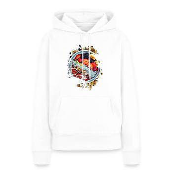Fruit Bowl - Frauen Premium Bio Hoodie - Weiß - Vorne - Julia (174cm)