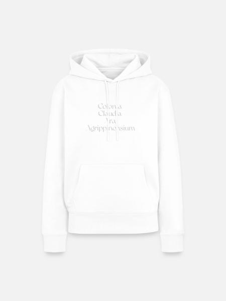 Köln - CCAA - Frauen Premium Bio Hoodie - Weiß