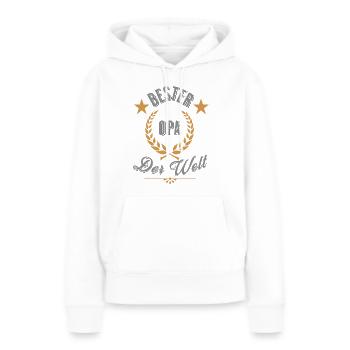 Bester Opa - Frauen Premium Bio Hoodie - Weiß - Vorne - Julia (174cm)