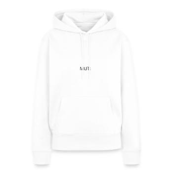 Mutti-Mutig - Frauen Premium Bio Hoodie - Weiß - Vorne - Julia (174cm)
