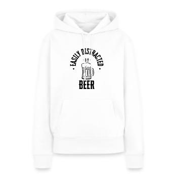 Beer Fan - Frauen Premium Bio Hoodie - Weiß - Vorne - Julia (174cm)