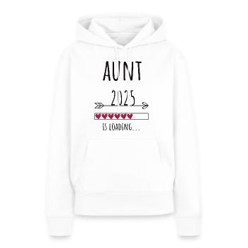 Pregnancy Aunt Baby Happiness Gift - Women’s Premium Organic Hoodie - white - Front - Julia (174cm)