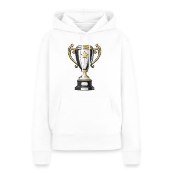 Cup for the winner - Women’s Premium Organic Hoodie - white - Front - Julia (174cm)