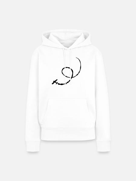 Stunt Flugzeug - Frauen Premium Bio Hoodie - Weiß