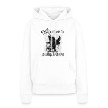 Horror Krampus T-Shirt dunkle Seite der Weihnacht - Frauen Premium Bio Hoodie - Weiß - Vorne - Julia (174cm)