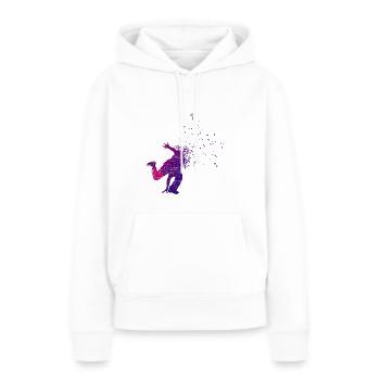 Street Dance - Frauen Premium Bio Hoodie - Weiß - Vorne - Julia (174cm)