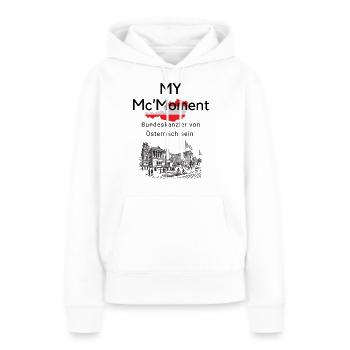 Österreich Kanzler - Frauen Premium Bio Hoodie - Weiß - Vorne - Julia (174cm)
