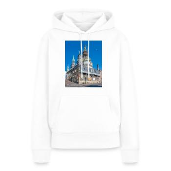 Chapelle Notre-Dame de Bon Secours, Montréal, Québec - Sweat à capuche Premium bio Femme - blanc - Devant - Julia (174cm)