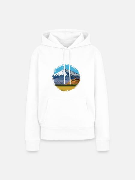 ARARAT - Frauen Premium Bio Hoodie - Weiß