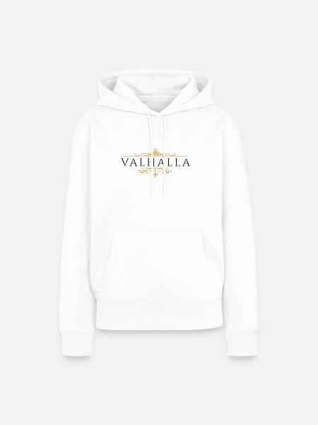 Walhalla elegant - Frauen Premium Bio Hoodie - Weiß