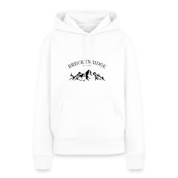 Breckenridge - Colorado - Rocky Mountains - Women’s Premium Organic Hoodie - white - Front - Julia (174cm)