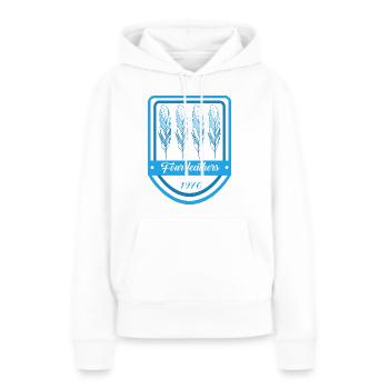 Four feathers - Women’s Premium Organic Hoodie - white - Front - Julia (174cm)