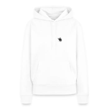 Fliegen - Frauen Premium Bio Hoodie - Weiß - Vorne - Julia (174cm)