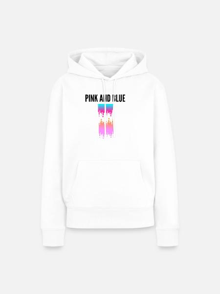 ROSA UND BLAU - Frauen Premium Bio Hoodie - Weiß