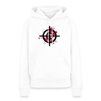 ziel blut schütze css - Frauen Premium Bio Hoodie - Weiß - Vorne - Julia (174cm)