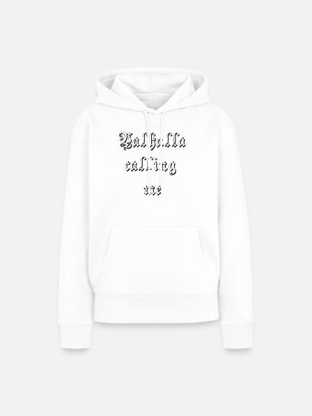 Walhalla ruft mich - Frauen Premium Bio Hoodie - Weiß