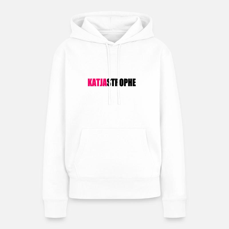 vers Katja - Sweat à capuche Premium bio Femme - blanc
