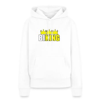 Biking - Frauen Premium Bio Hoodie - Weiß - Vorne - Julia (174cm)