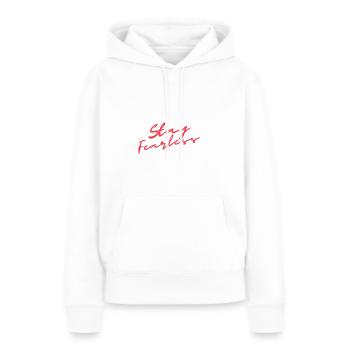 Unisex Hoodie - Positive Affirmations - Women’s Premium Organic Hoodie - white - Front - Julia (174cm)