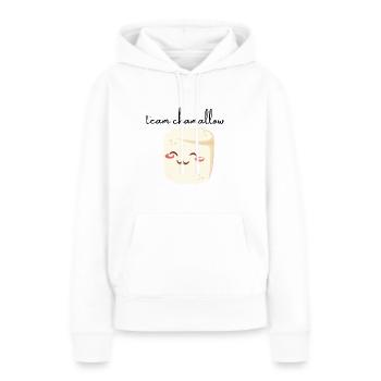 Team marshmallow - Women’s Premium Organic Hoodie - white - Front - Julia (174cm)