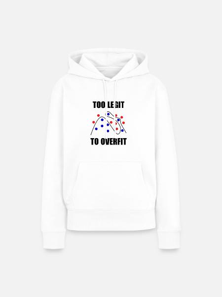 Legit Informatik Datenwissenschaft Geschenk - Frauen Premium Bio Hoodie - Weiß