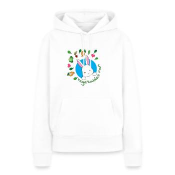 Vegetables Fan - Frauen Premium Bio Hoodie - Weiß - Vorne - Julia (174cm)