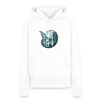 Baby Leviathan - Frauen Premium Bio Hoodie - Weiß - Vorne - Julia (174cm)